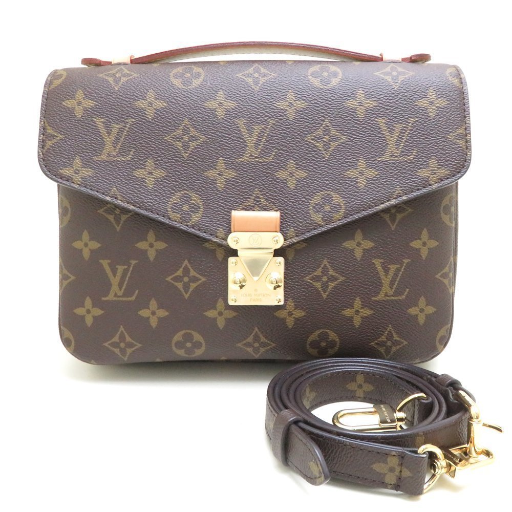 Louis Vuitton Pochette Metis MM Shoulder Bag Monogram Brown